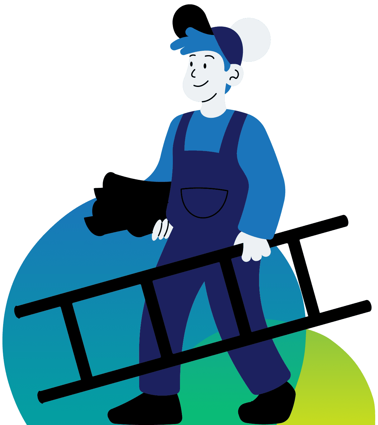 MackayElectricalTechnichianHoldingLadder